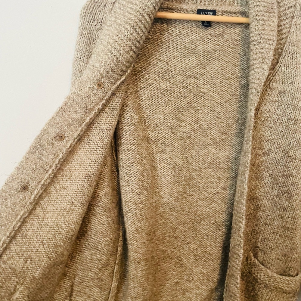 J. Crew Vintage Tan Cardigan - Picture 9 of 10
